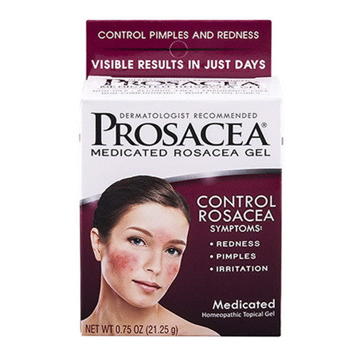 Prosacea Medicated Rosacea Homeopathic Topical Gel, 0.75 Oz